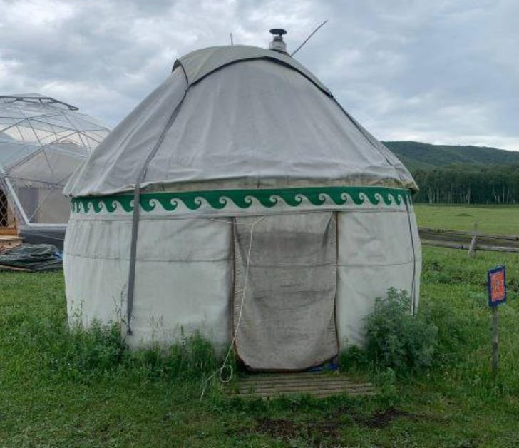 Башкирская юрта на летнем кочевье